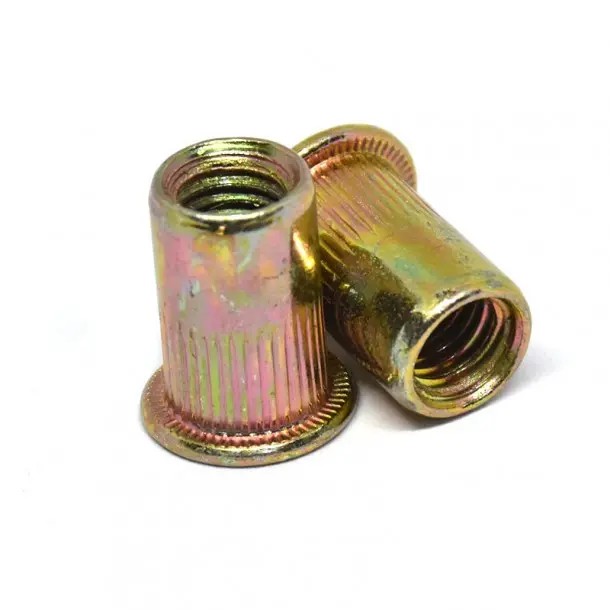 아연 도금 아연 도금 DIN7340 knurled 블라인드 리벳 팅 리벳 너트, 맞춤형 패스너